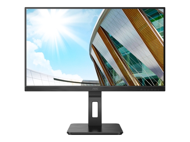 AOC Q27P2Q 27 2560 x 1440 (2K) VGA (HD-15) HDMI DisplayPort 75 Hz Pivot-skjerm