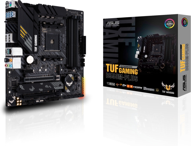 ASUS TUF GAMING B550M-PLUS AM4 microATX-hovedkort