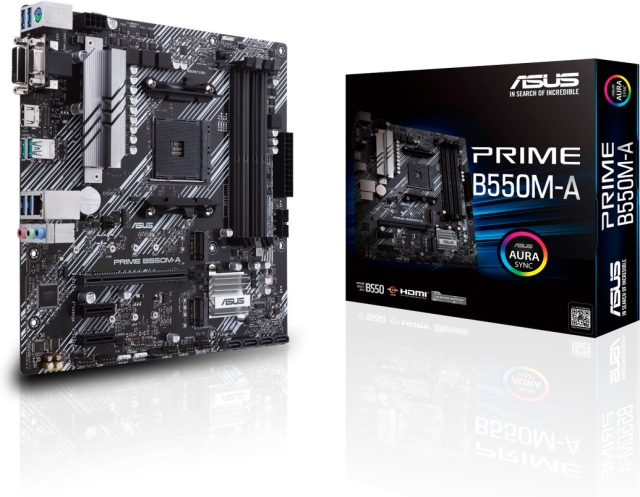 ASUS Prime B550M-A AM4 microATX-hovedkort
