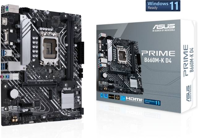 ASUS PRIME B660M-K D4 LGA 1700 mATX-hovedkort