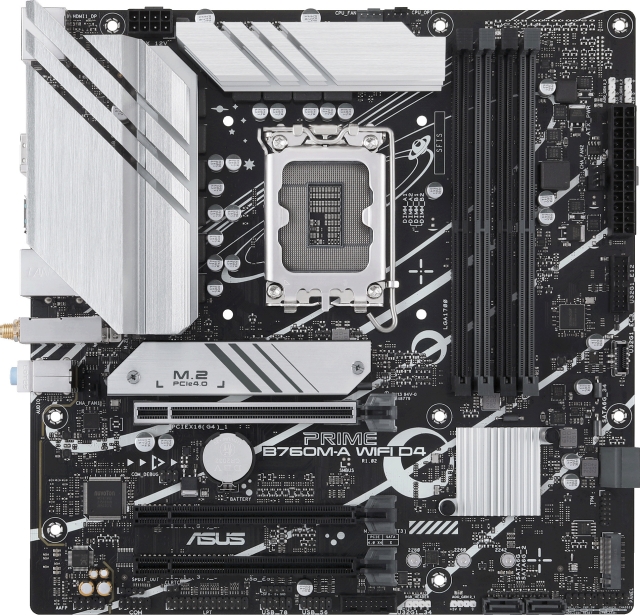 ASUS PRIME B760M-A WIFI D4 mATX-hovedkort