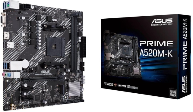 ASUS Prime PRIME A520M-K mATX-hovedkort