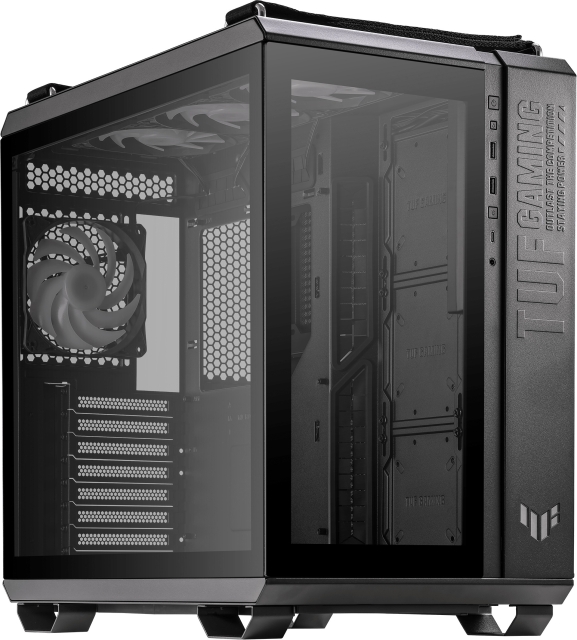 ASUS TUF Gaming GT502 PLUS TG ARGB ATX-kabinett med vindu, svart