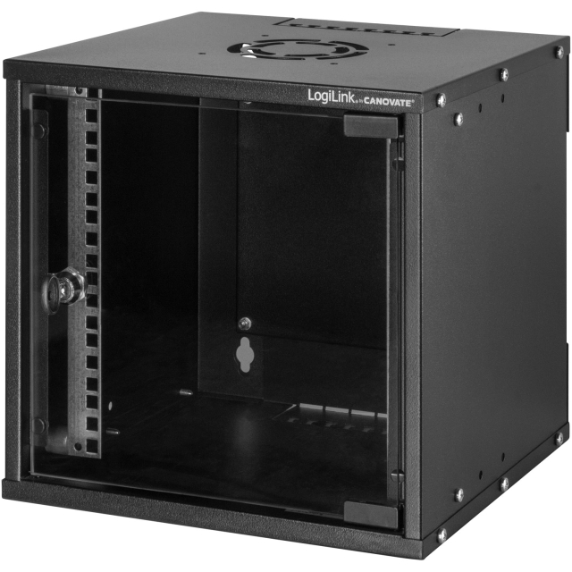 LogiLink 10" veggskap / serverskap U6 320 x 300 x 312 mm, svart