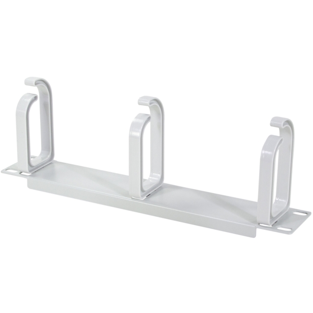 LogiLink 10" kabelpanel med 3 braketter U1 grå