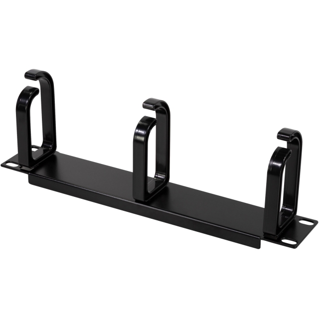 LogiLink 10" kabelpanel med 3 braketter U1 Svart