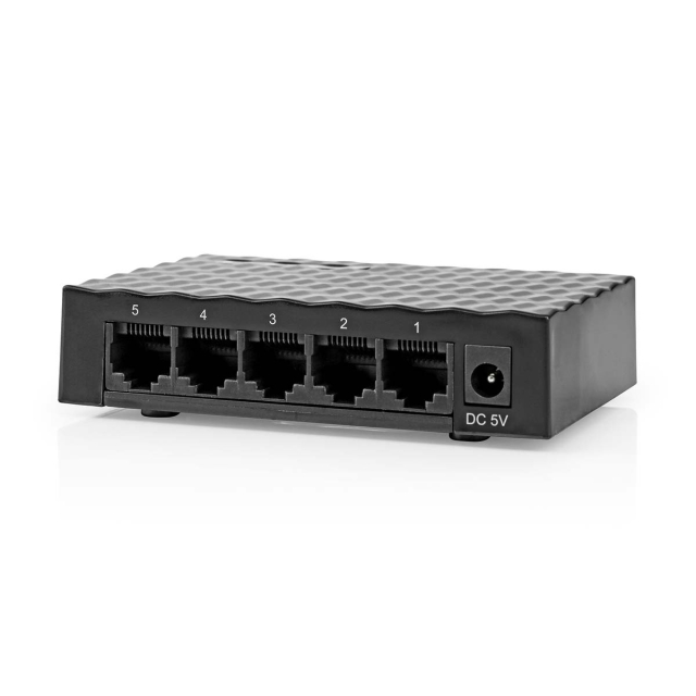 Nedis nettverkssvitsj | Kablet hastighet: Gigabit | Antall ethernet porter: 5