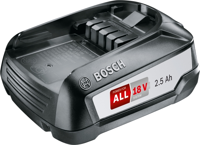 Bosch 18 V Li-on-batteri, 2,5 Ah