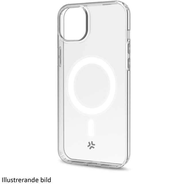 Celly Gelskinmag Magnetisk deksel MagSafe iPhone 16 Plus Transparent