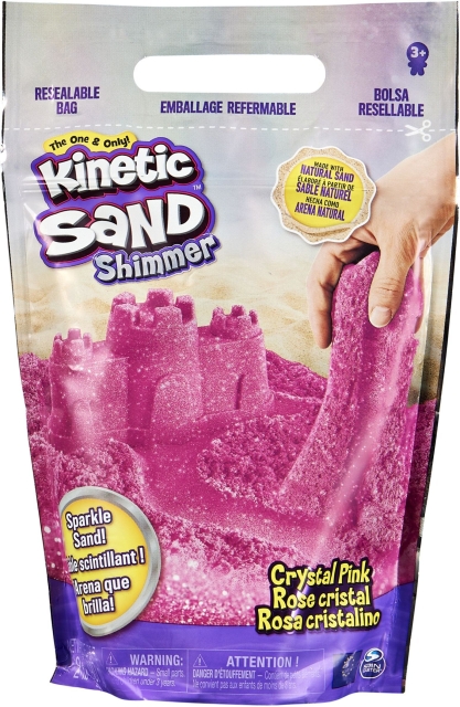Kinetic Sand Glitter Rosa kunstig sand