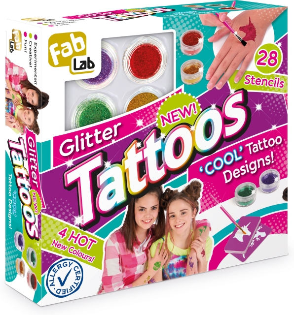 FabLab Glitter Tattoos tatoveringssett