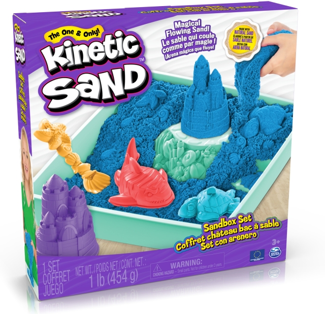 Kinetic Sand sandkassesett, blå