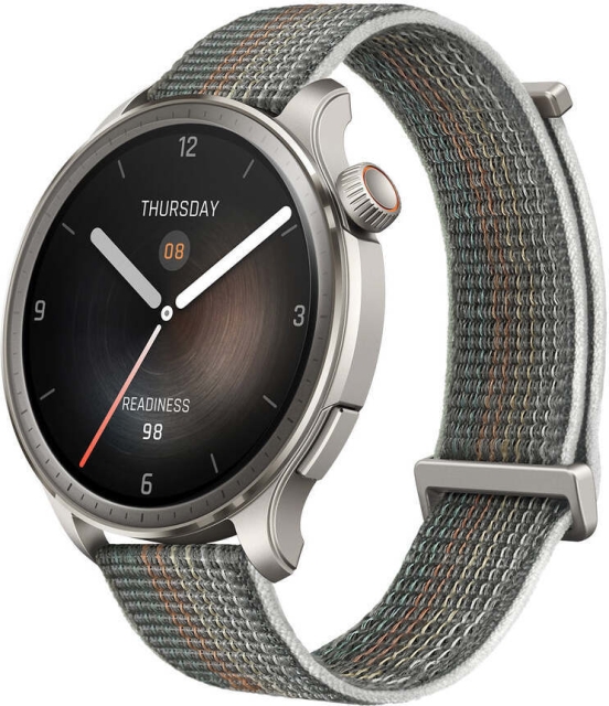 Amazfit Balance smartklokke, 46 mm, solnedgangsgrå