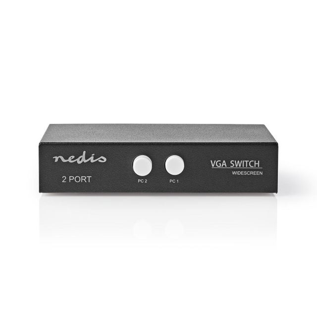Nedis VGA switch | 2-Port port(s) | Maksimum oppløsning: 2560x1600 | 500 mHz