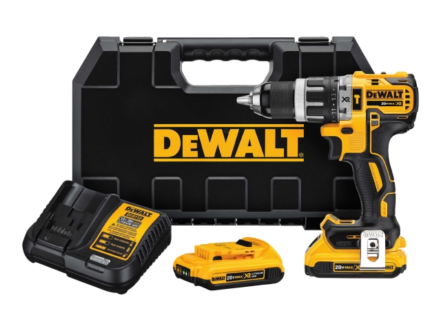 DeWalt DCD796D2-QW Slagbormaskin/skrutrekker 2 batterier inkludert 18V