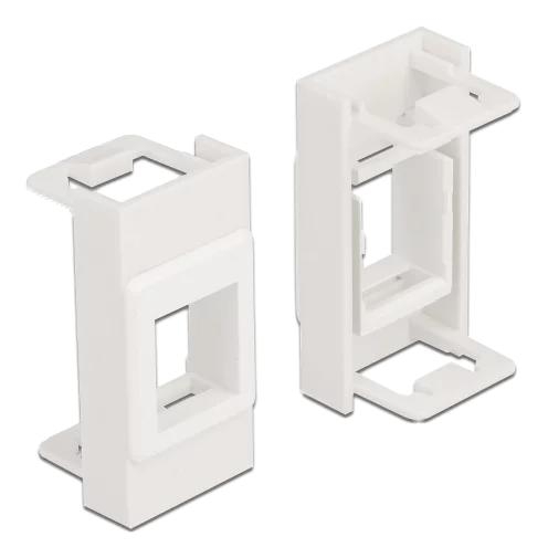 DeLOCK Easy 45 Modul Keystone Holder 22,5 x 45 mm, hvit