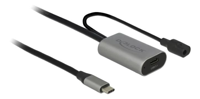 DeLOCK Aktiv USB 3.1 Gen 1-forlengelseskabel USB Type-C™ 5 m