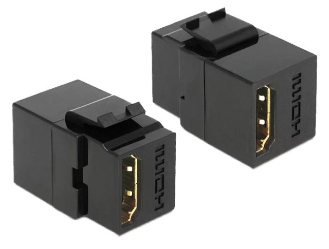 DeLOCK Keystone-modul HDMI hunn > HDMI hunn svart