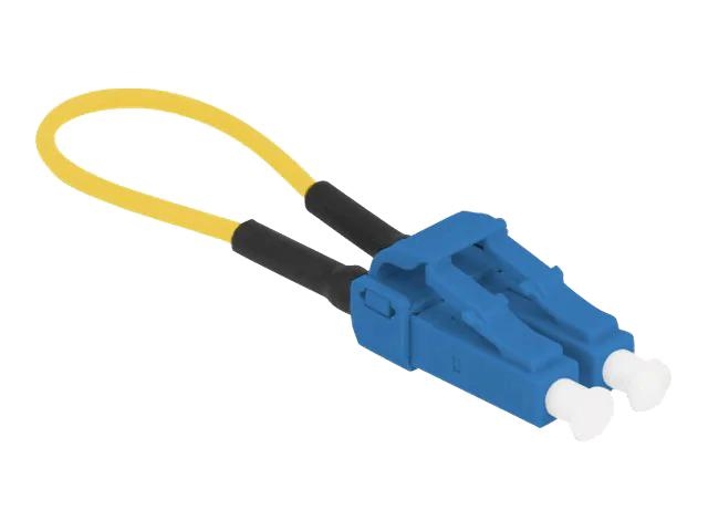 DeLOCK Optisk fiber loopback-adapter LC / UPC singlemode, blå