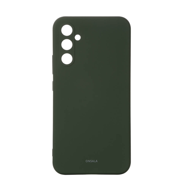 Onsala Mobildeksel Silikonfølelse Olivengrønn - Samsung A35 5G