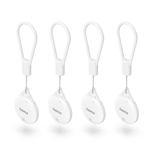 Hama Tracker til Apple "Find My"-App Bluetooth 4 stk. Hvit