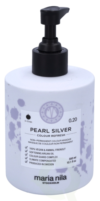Maria Nila Colour Refresh Non-Permanent Colour Mask 300 ml 0,20 Pearl Silver