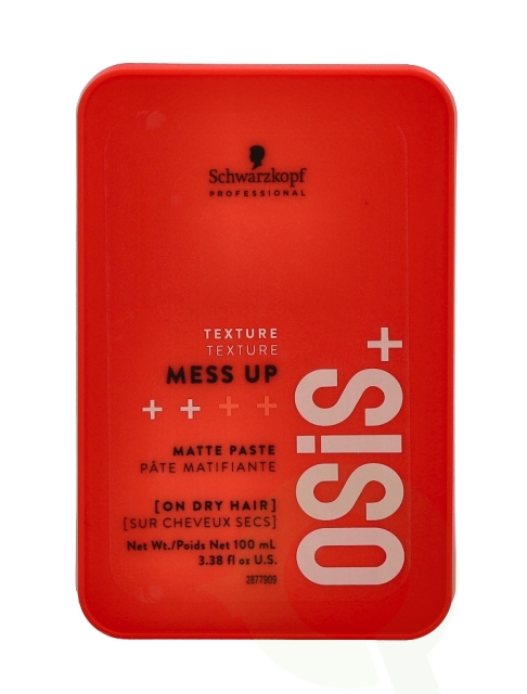 Schwarzkopf Osis+ Mess Up Matte Paste 100 ml #2 Medium Control