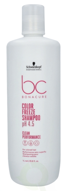 Schwarzkopf Bonacure Color Freeze Shampoo Ph 4,5 1000 ml for farget hår