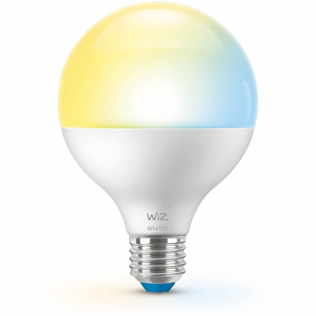 WiZ WiFi Smart LED E27 G95 75W 1055lm varm-kald hvit