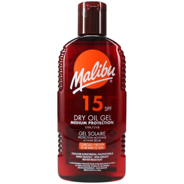 Malibu Sun Dry Oil Gel SPF15 200 ml
