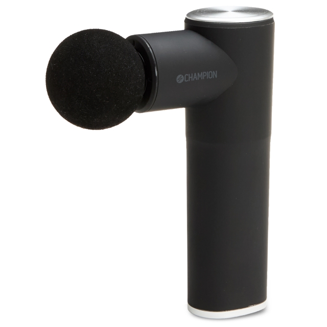 Champion Massasjepistol Compact Power 3300RPM 1800mAh MG400 Svart/sølv