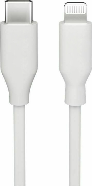 Goobay Lightning til USB-C-kabel, 1 m, hvit