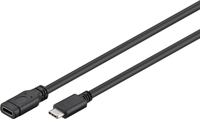 Goobay USB-C til USB-C 3.1 Gen 1-forlengelseskabel, 1 m