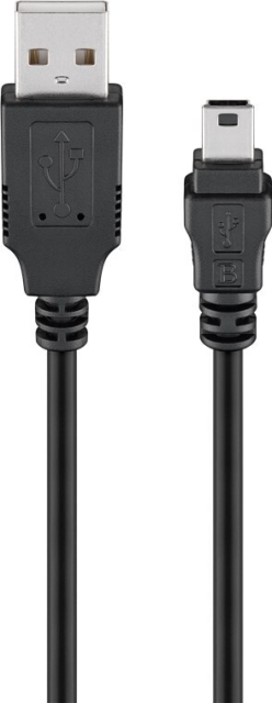 Goobay USB 2.0 A - Mini-B-kabel, 0,3 m