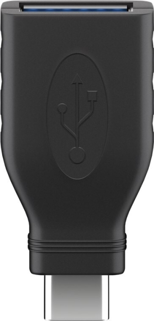 Goobay USB-A til USB-C 3.0 OTG-adapter, svart