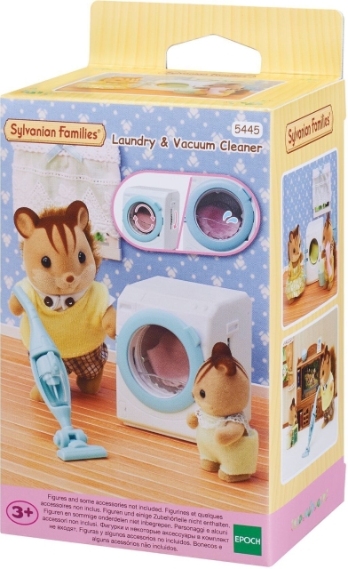 Sylvanian Families Vaskemaskin og støvsuger