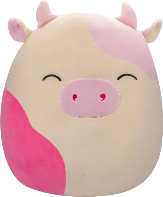 Squishmallows P18 Caedyn Cow - kosedyr, 40 cm
