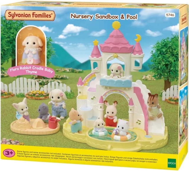 Sylvanian Families Sett med sandkasse og basseng