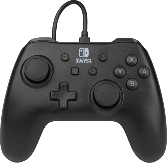PowerA Wired Controller spillkontroller, svart, Switch