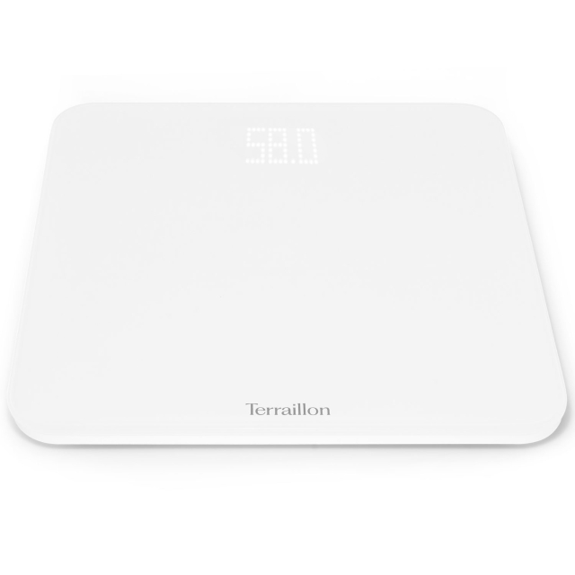 Terraillon X-LINE ultratynn personvekt og USB-C-lading