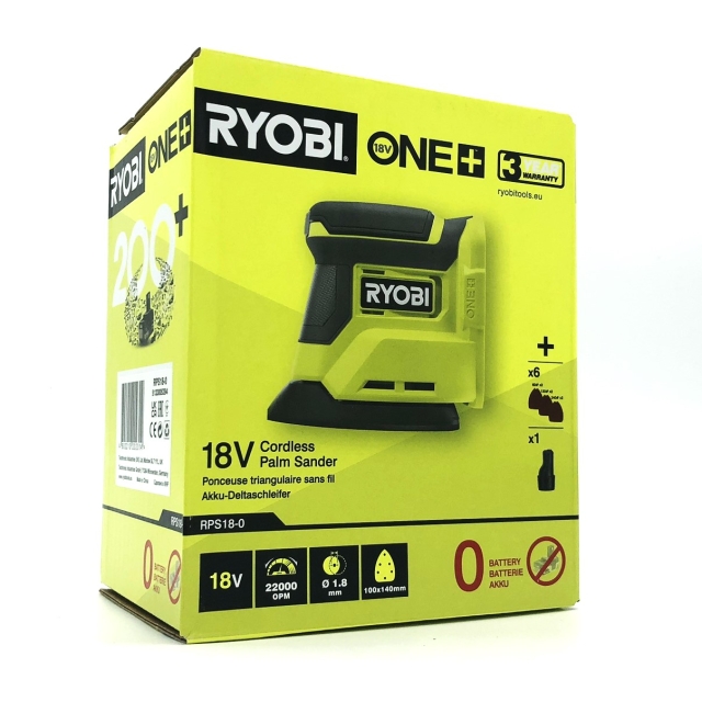 Ryobi One+ RPS18-0 Deltaslipmaskin Utan batteri