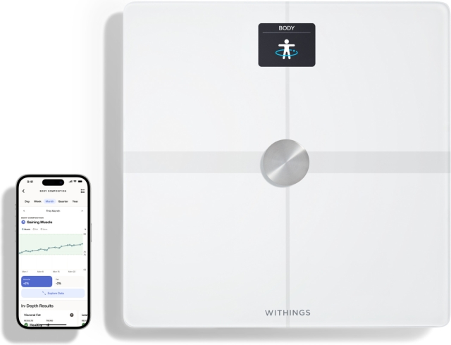 Withings Body Smart Hvit kroppsanalysevekt med wifi-tilkobling