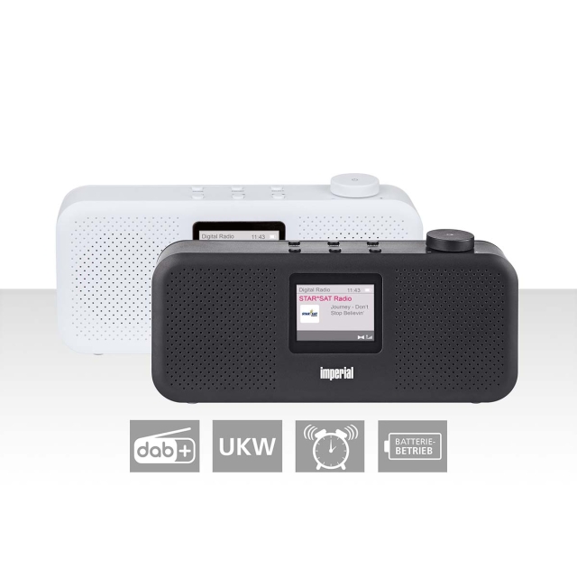 imperial DABMAN 16 DAB+ / FM Stereo Radio Svart