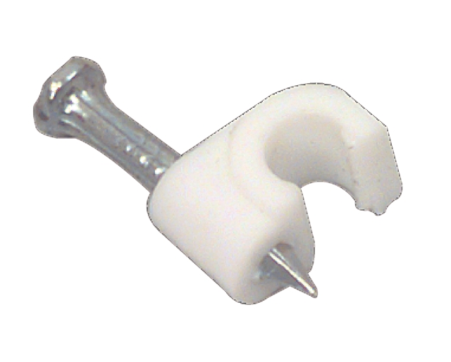 Nedis Kabel Klipp Klemme 5 mm Hvit