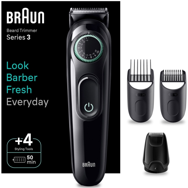 Braun Skjeggtrimmer BT3421 4 stk stylingtilbehør
