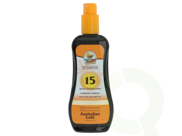 Australian Gold Carrot Spray Oil Sunscreen SPF15 237 ml Carrot Oil Formula