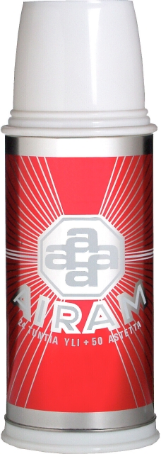 Airam termosflaske 1 liter, rød