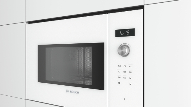 Bosch BFL524MW0 Serie 6 mikrobølgeovn, hvit