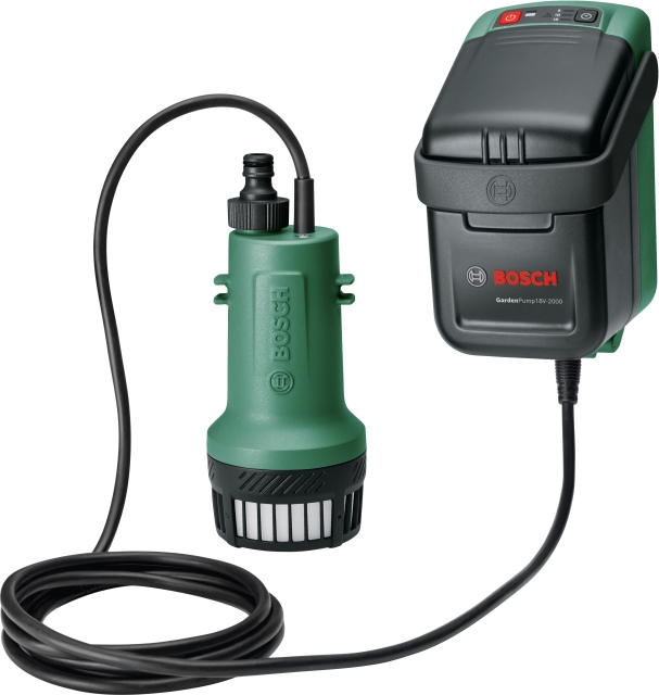 Bosch GardenPump 18V-2000 Solo oppladbar vannpumpe