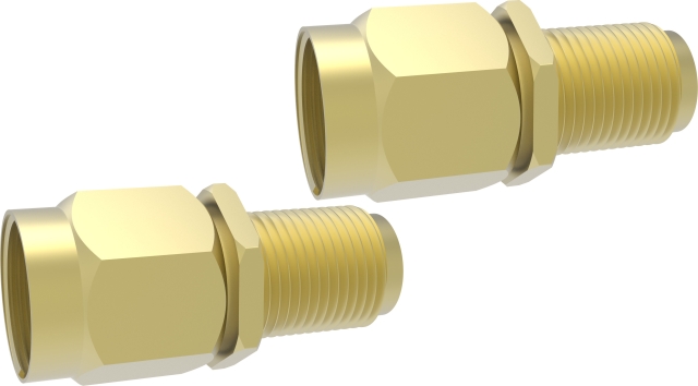 Bluecloud SMA RP hann/SMA hunn-adaptere, 2-pakning